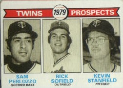 1979 Topps Baseball Cards      709     Sam Perlozzo/Rick Sofield/Kevin Stanfield RC